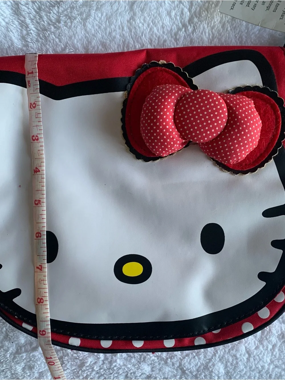 Vintage Sanrio Hello Kitty Messenger Crossbody Bag (2011 FAB Starpoint) Red